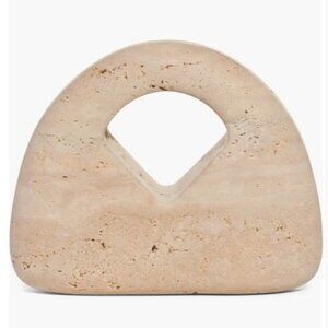 Bottega Veneta Kettlebell Travertine Stone Top Handle Bag NWOT